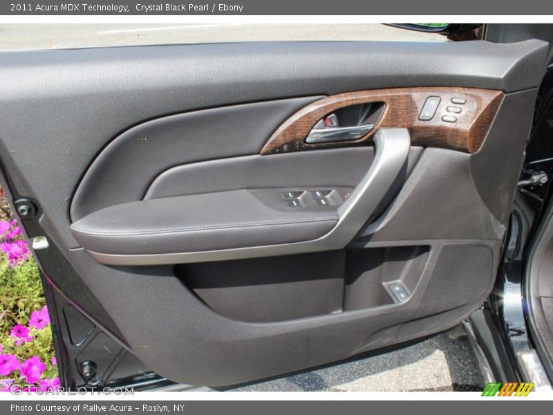 Crystal Black Pearl / Ebony 2011 Acura MDX Technology
