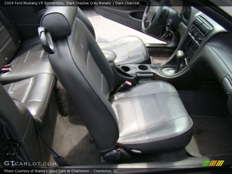 Dark Shadow Grey Metallic / Dark Charcoal 2004 Ford Mustang V6 Convertible