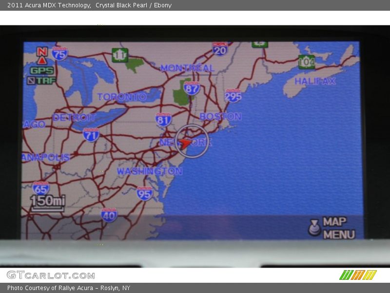 Crystal Black Pearl / Ebony 2011 Acura MDX Technology