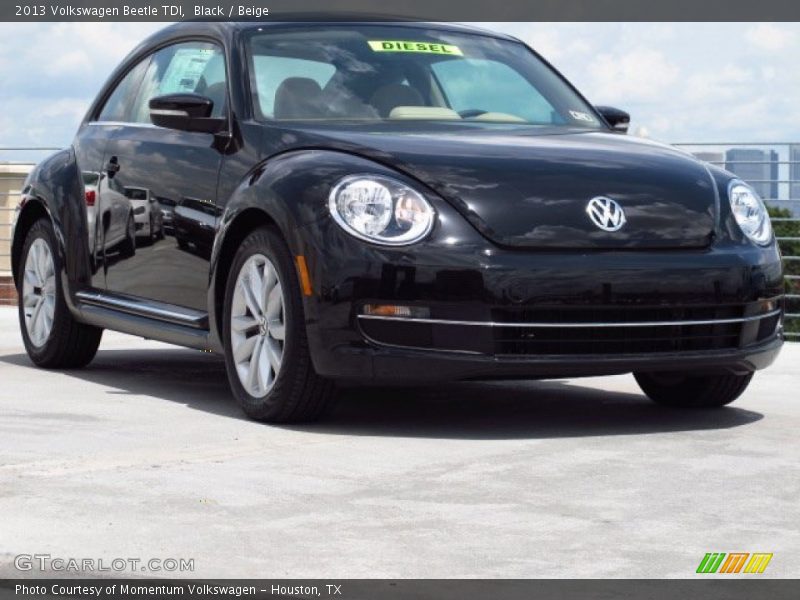 Black / Beige 2013 Volkswagen Beetle TDI