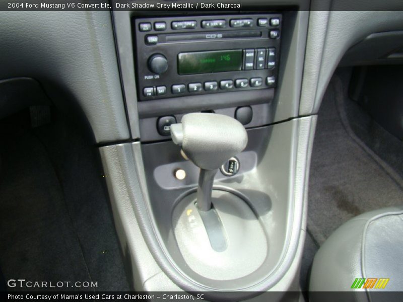 Dark Shadow Grey Metallic / Dark Charcoal 2004 Ford Mustang V6 Convertible