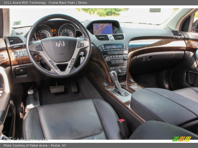Crystal Black Pearl / Ebony 2011 Acura MDX Technology