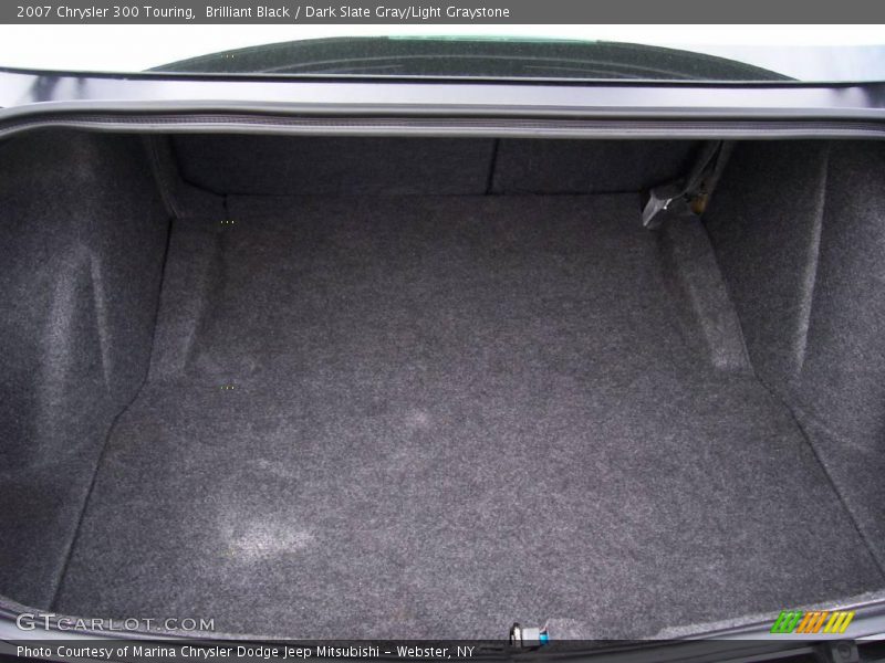 Brilliant Black / Dark Slate Gray/Light Graystone 2007 Chrysler 300 Touring