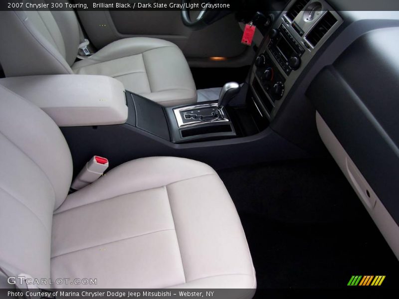 Brilliant Black / Dark Slate Gray/Light Graystone 2007 Chrysler 300 Touring