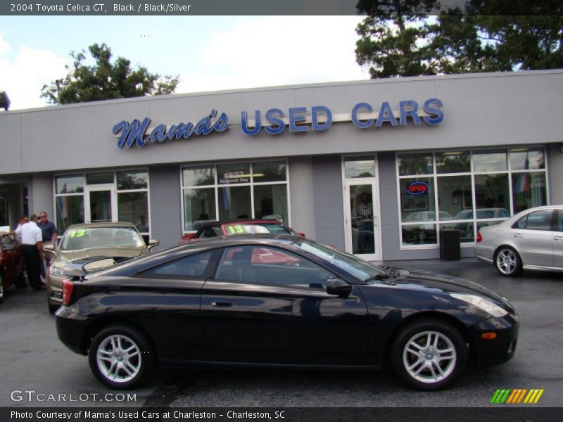 Black / Black/Silver 2004 Toyota Celica GT