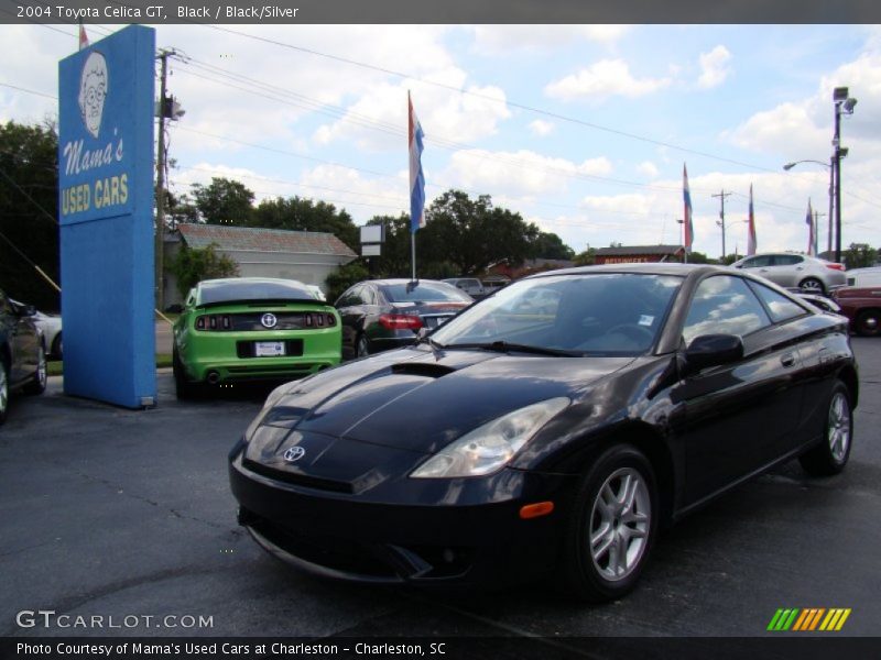 Black / Black/Silver 2004 Toyota Celica GT
