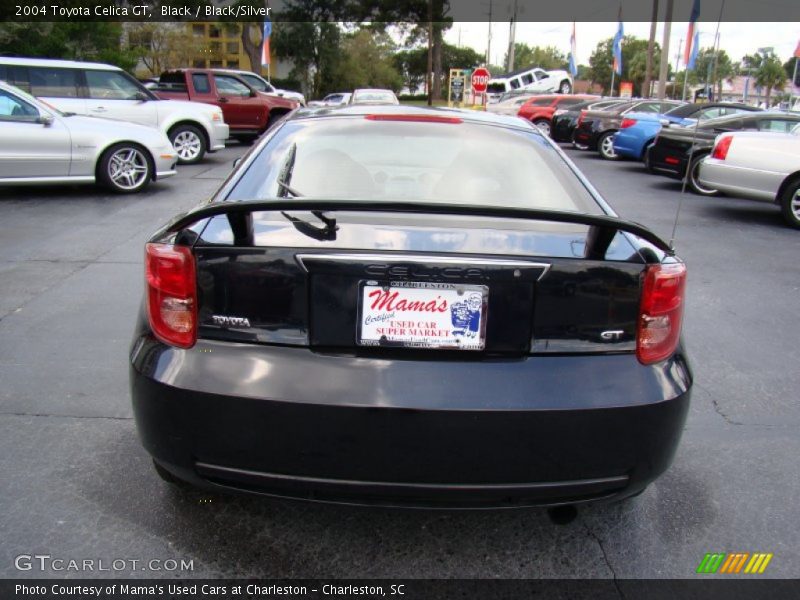 Black / Black/Silver 2004 Toyota Celica GT