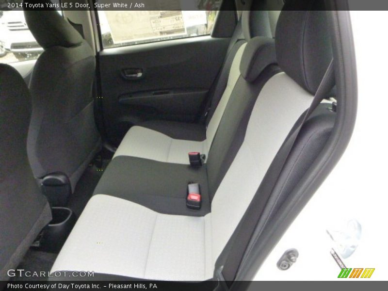 Rear Seat of 2014 Yaris LE 5 Door