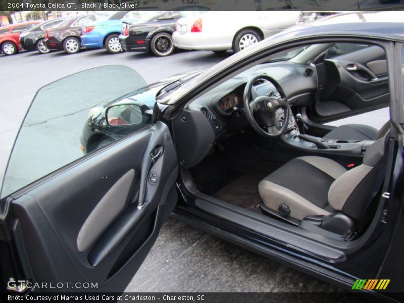 Black / Black/Silver 2004 Toyota Celica GT