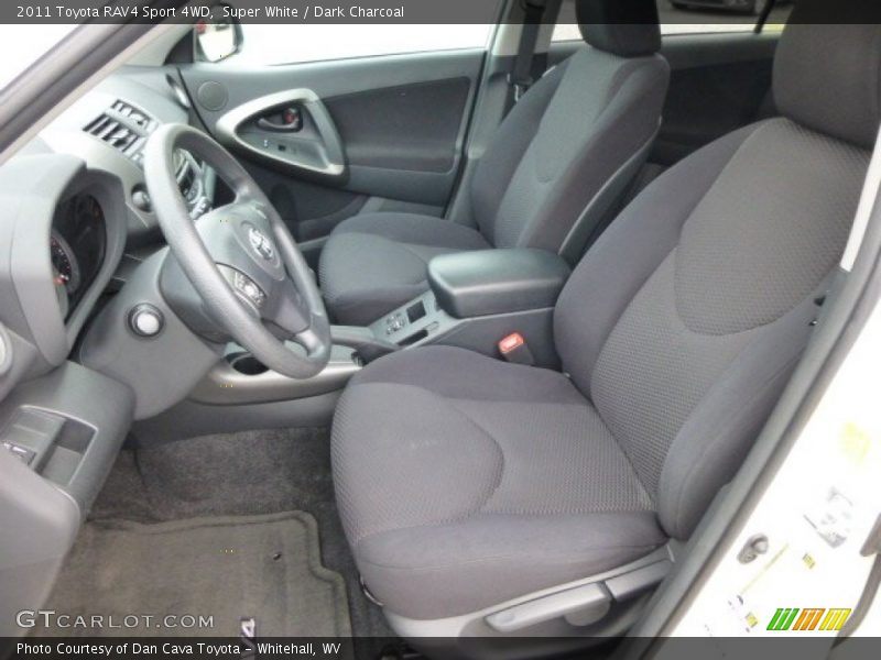 Super White / Dark Charcoal 2011 Toyota RAV4 Sport 4WD
