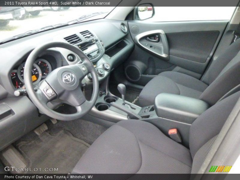 Super White / Dark Charcoal 2011 Toyota RAV4 Sport 4WD