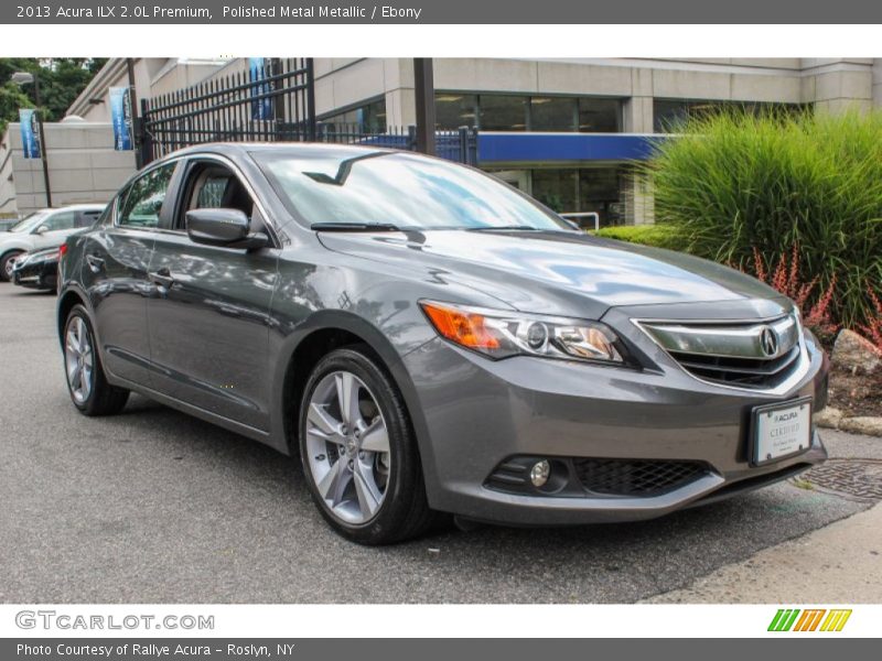 Polished Metal Metallic / Ebony 2013 Acura ILX 2.0L Premium
