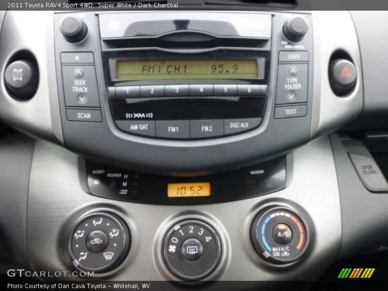 Super White / Dark Charcoal 2011 Toyota RAV4 Sport 4WD