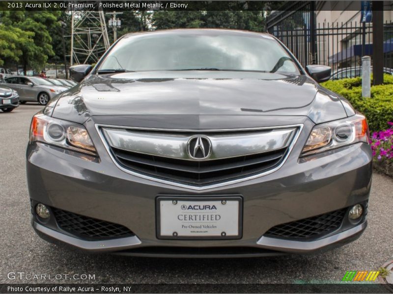 Polished Metal Metallic / Ebony 2013 Acura ILX 2.0L Premium