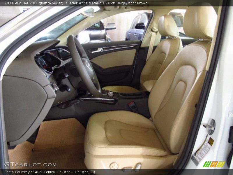  2014 A4 2.0T quattro Sedan Velvet Beige/Moor Brown Interior