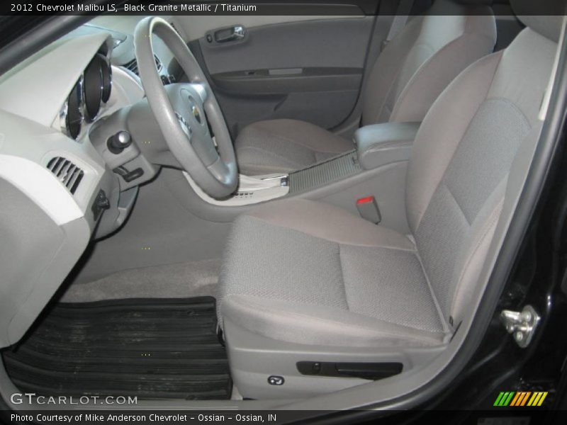 Black Granite Metallic / Titanium 2012 Chevrolet Malibu LS