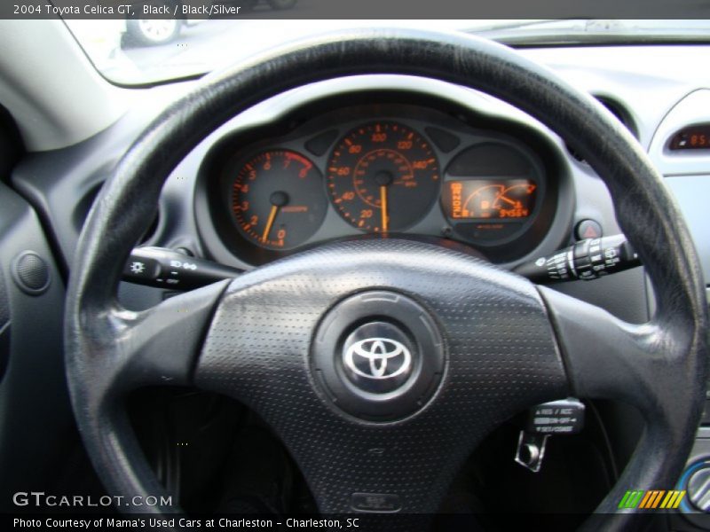Black / Black/Silver 2004 Toyota Celica GT