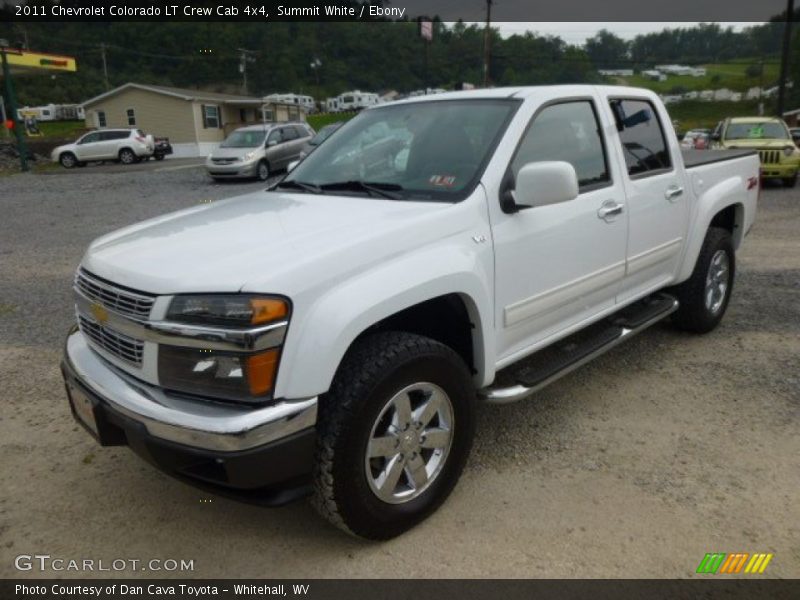 Summit White / Ebony 2011 Chevrolet Colorado LT Crew Cab 4x4