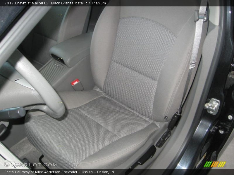 Black Granite Metallic / Titanium 2012 Chevrolet Malibu LS