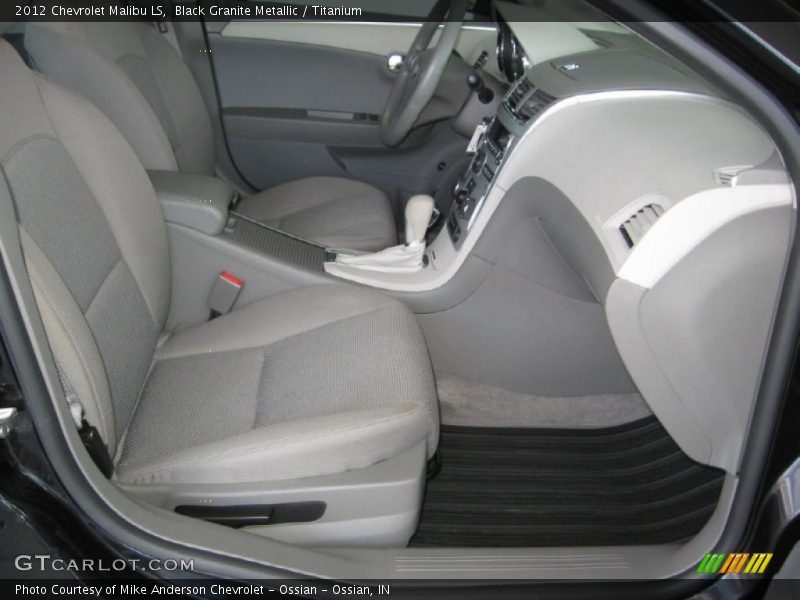 Black Granite Metallic / Titanium 2012 Chevrolet Malibu LS