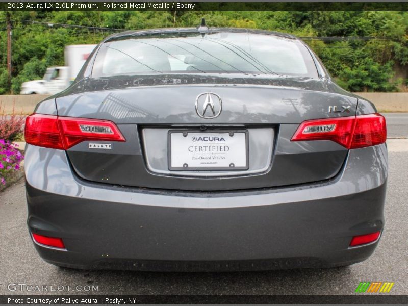 Polished Metal Metallic / Ebony 2013 Acura ILX 2.0L Premium