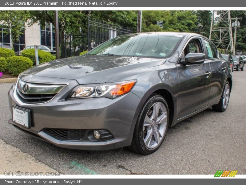 Polished Metal Metallic / Ebony 2013 Acura ILX 2.0L Premium
