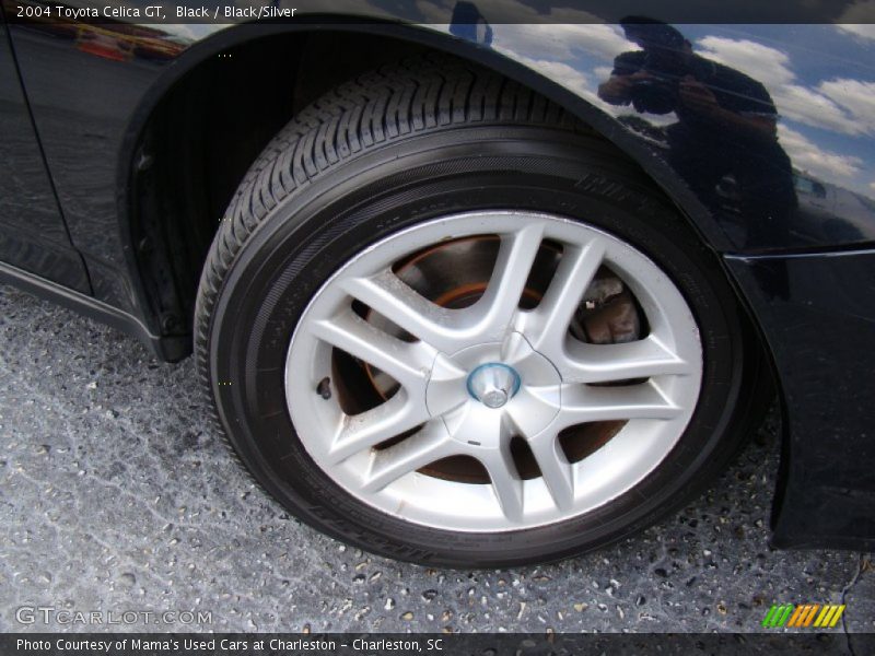 Black / Black/Silver 2004 Toyota Celica GT