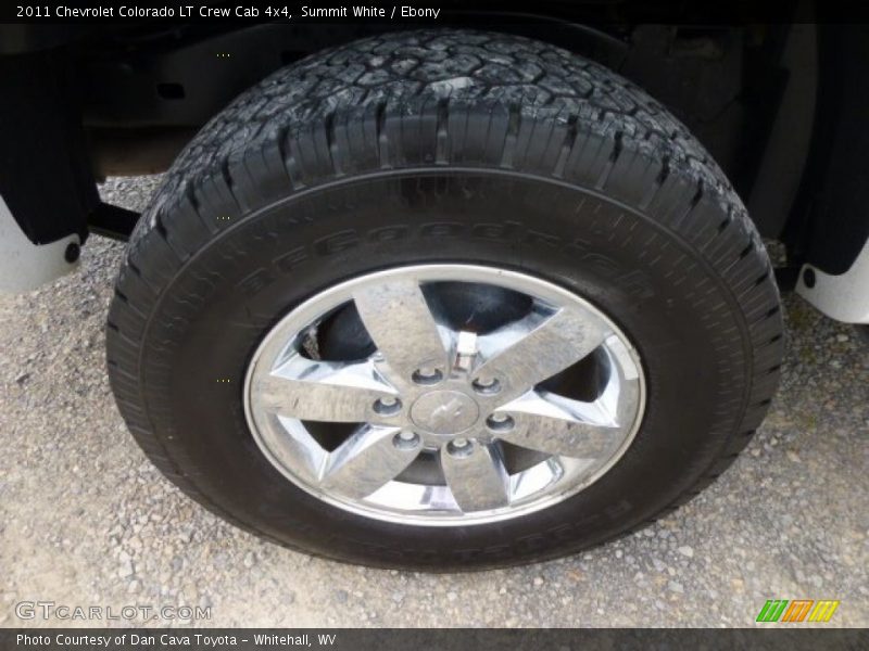Summit White / Ebony 2011 Chevrolet Colorado LT Crew Cab 4x4
