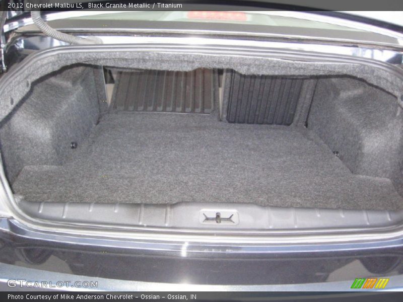 Black Granite Metallic / Titanium 2012 Chevrolet Malibu LS