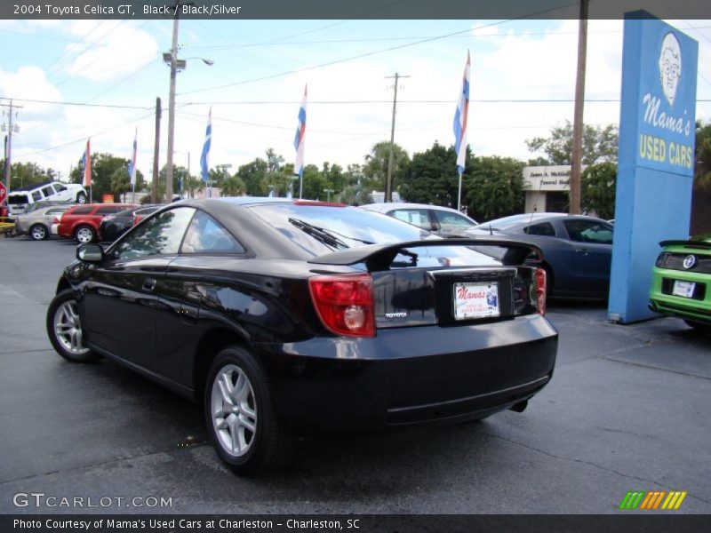 Black / Black/Silver 2004 Toyota Celica GT