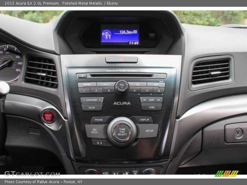 Polished Metal Metallic / Ebony 2013 Acura ILX 2.0L Premium
