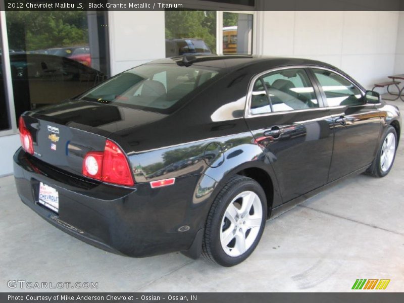 Black Granite Metallic / Titanium 2012 Chevrolet Malibu LS