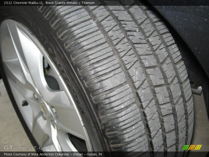 Black Granite Metallic / Titanium 2012 Chevrolet Malibu LS