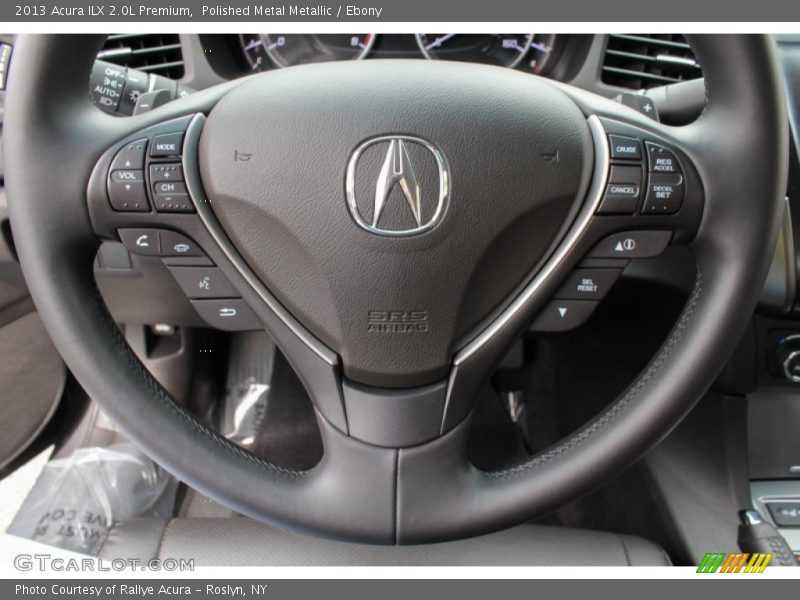 Polished Metal Metallic / Ebony 2013 Acura ILX 2.0L Premium