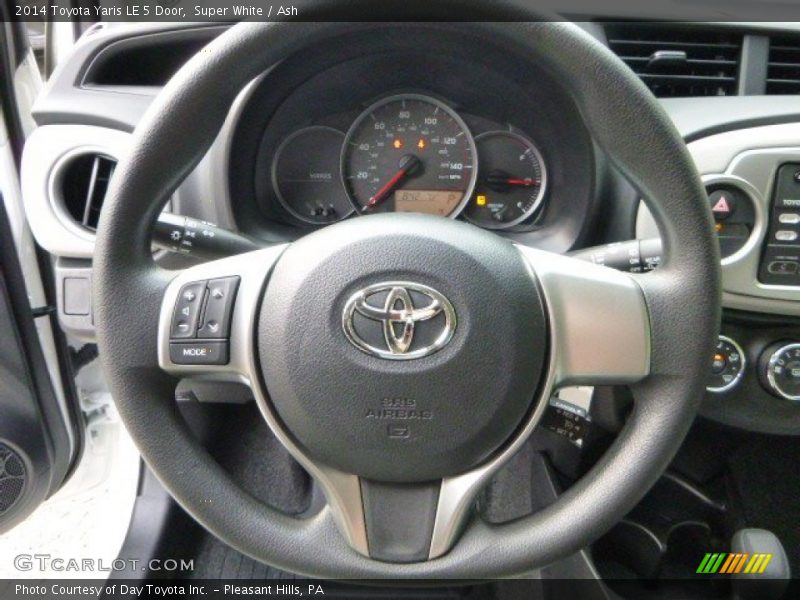  2014 Yaris LE 5 Door Steering Wheel