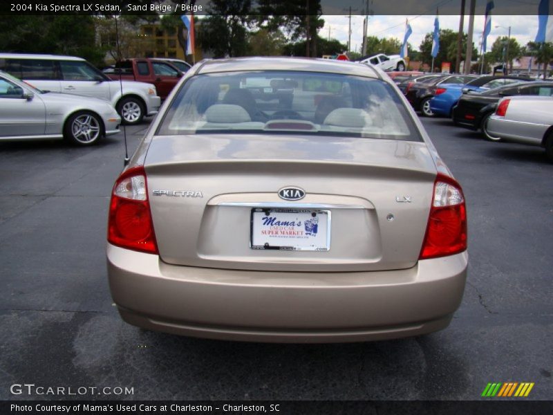 Sand Beige / Beige 2004 Kia Spectra LX Sedan