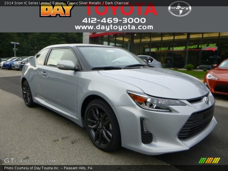 Classic Silver Metallic / Dark Charcoal 2014 Scion tC Series Limited Edition