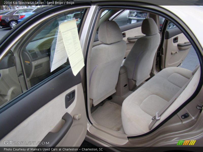 Sand Beige / Beige 2004 Kia Spectra LX Sedan