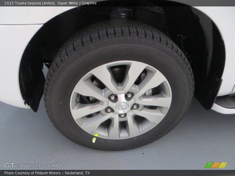 Super White / Graphite 2013 Toyota Sequoia Limited