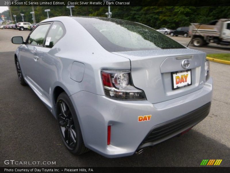 Classic Silver Metallic / Dark Charcoal 2014 Scion tC Series Limited Edition
