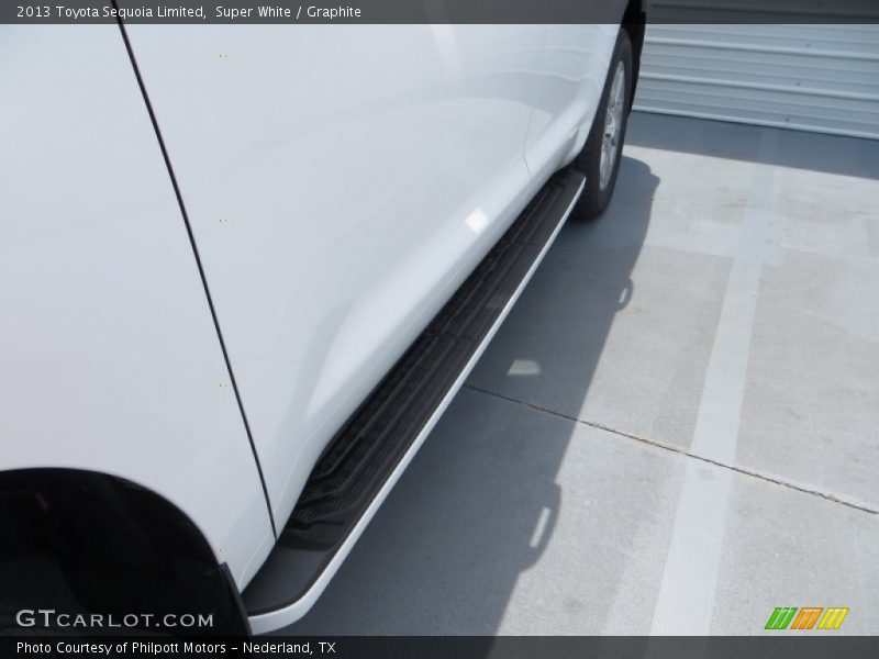Super White / Graphite 2013 Toyota Sequoia Limited