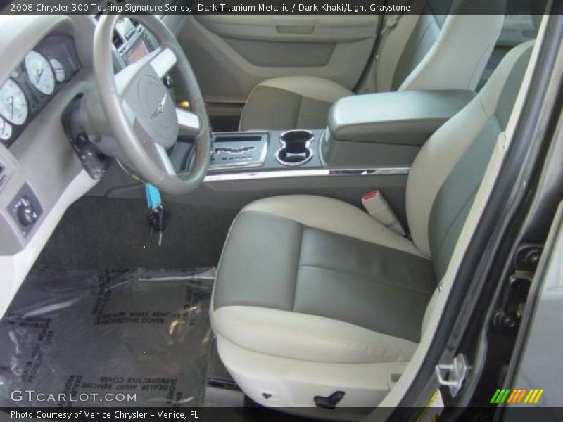 Dark Titanium Metallic / Dark Khaki/Light Graystone 2008 Chrysler 300 Touring Signature Series