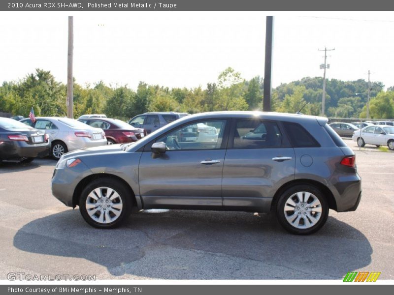 Polished Metal Metallic / Taupe 2010 Acura RDX SH-AWD