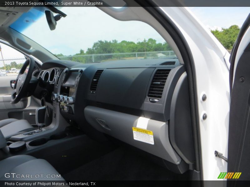 Super White / Graphite 2013 Toyota Sequoia Limited