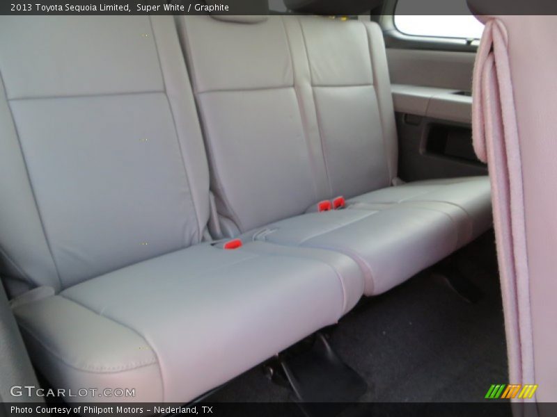 Super White / Graphite 2013 Toyota Sequoia Limited