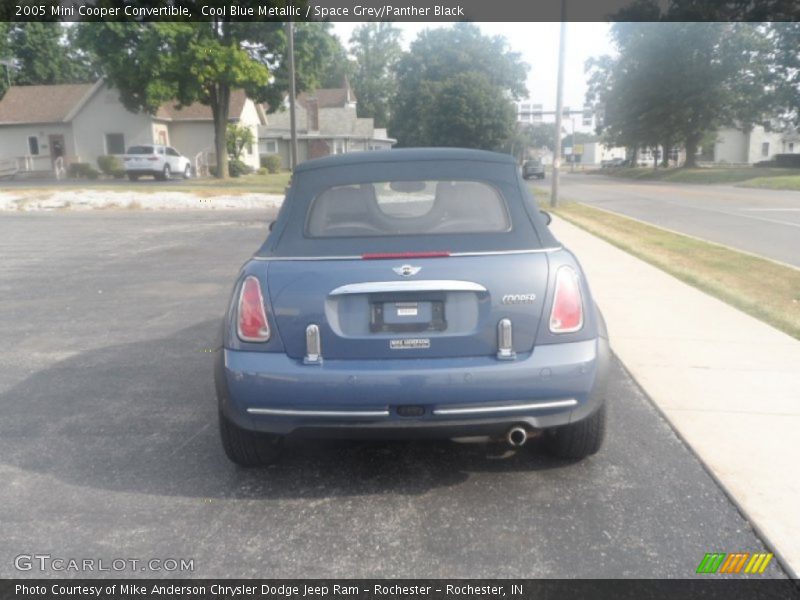 Cool Blue Metallic / Space Grey/Panther Black 2005 Mini Cooper Convertible