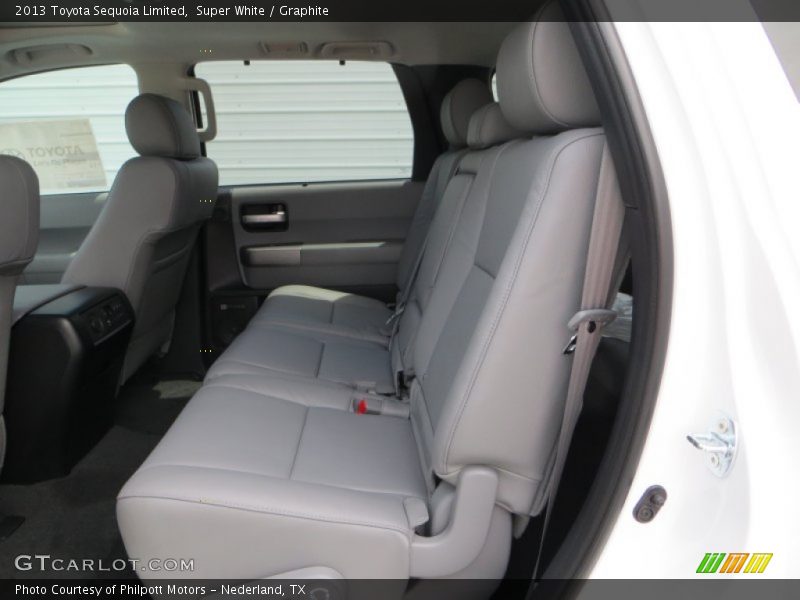 Super White / Graphite 2013 Toyota Sequoia Limited