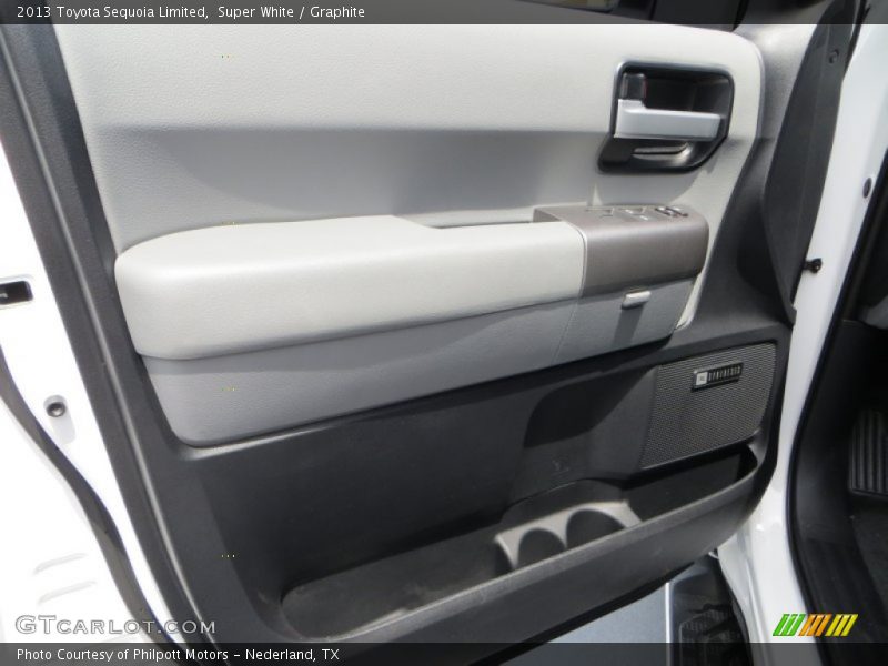 Super White / Graphite 2013 Toyota Sequoia Limited