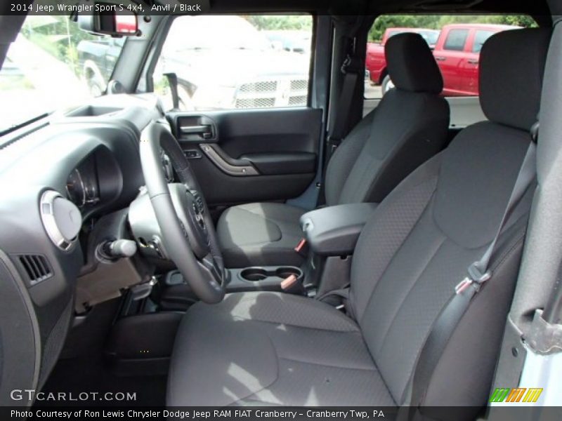 Front Seat of 2014 Wrangler Sport S 4x4