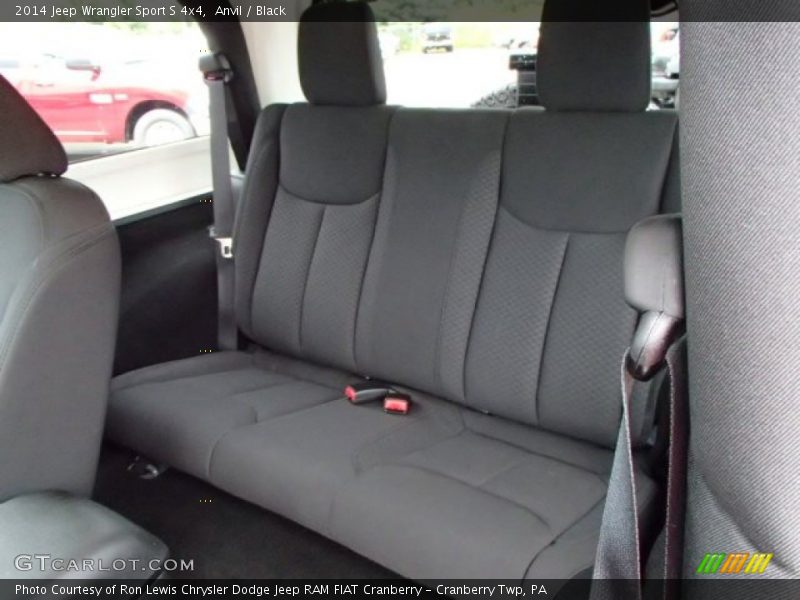 Rear Seat of 2014 Wrangler Sport S 4x4